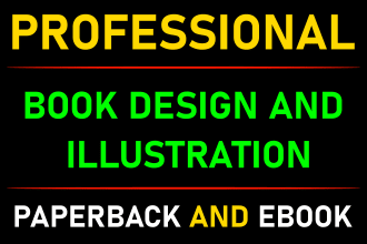 design amazon paperback, kindle cover or kdp cover on amazon kdp