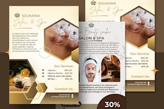 design professional flyer design for spa, massage