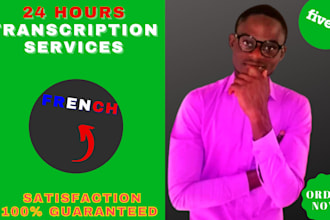 transcribe your french audio or do video transcription