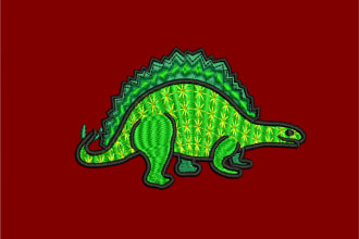 do any design in embroidery digitizing into dst pes