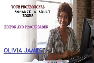 edit and proofread your romance and young adult books