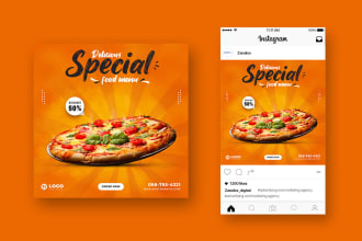 design creative social media post design service in 24 hours