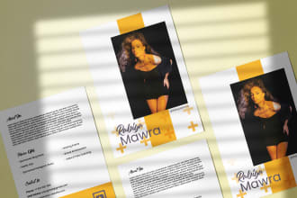 design amazing influencer media, press kit and epk