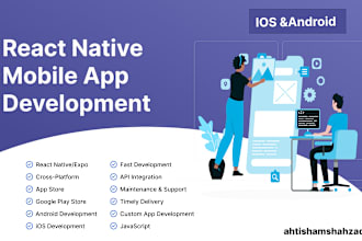 develop, debug, and upgrade react native apps for android and ios platforms