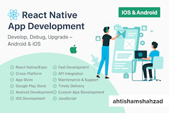 build, debug, and enhance cross platform react native mobile apps