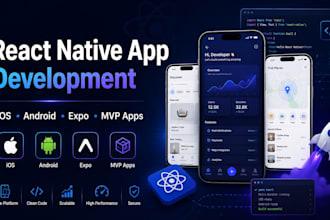 build, debug, and enhance cross platform react native mobile apps
