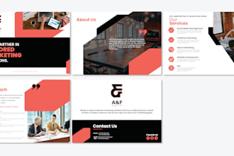 do modern minimal corporate brochure flyer