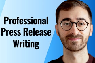 write a professional press release for your business with SEO