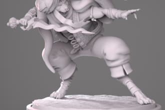 sculpt your characters as tabletop minis