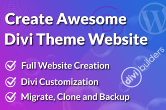 be your expert divi website developer and divi theme builder