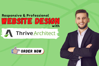 design a stunning wordpress website with thrive architect and thrive themes