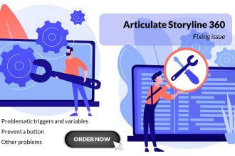 fix issue with articulate storyline 360, articulate rise or adobe captivate
