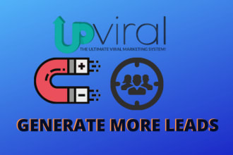 setup upviral gleam giveaway page for lead generation