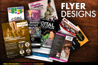 create stand out flyers, brochures, posters, and booklets