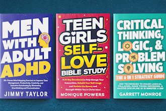 book cover design, ebook cover design, KDP book cover