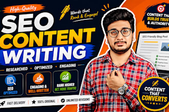 be your SEO articles and blog posts writer