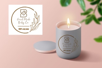 design custom product packaging and candle label