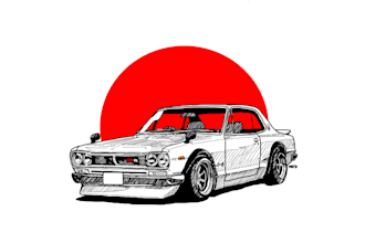 draw your car or other vehicle in digital hand drawn style