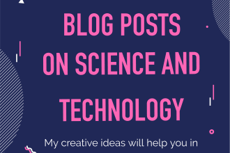 write amazing technology and science articles