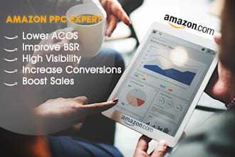 setup optimize your amazon PPC sponsored ads campaign and amazon advertising