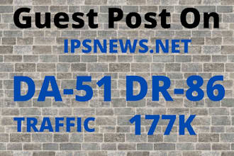 do guest post on ipsnews,net