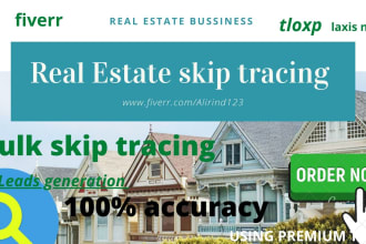 do real estate skip tracing with tloxp and cold call