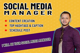 be your social media manager