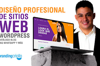 diseño profesional de sitios web en wordpress