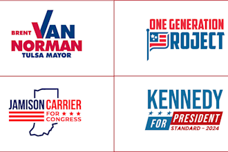 design a professional logo for your political campaign