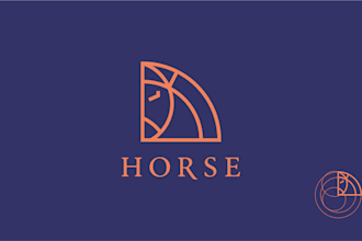 design unique line art or monoline logo