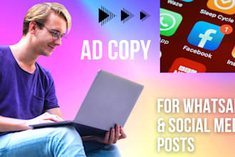 provide ad copy for whatsapp and socialmedia posts