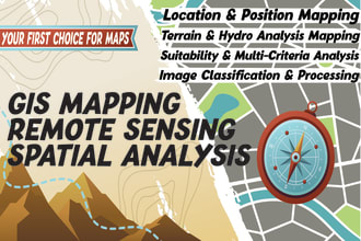 perform any gis, remote sensing or mapping related service