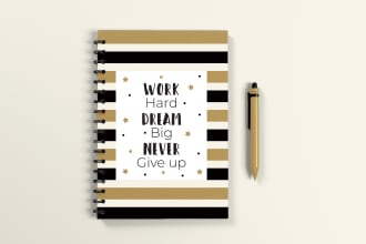 design beautiful covers for your notebooks or books