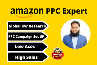 setup and manage amazon PPC campaign and do amazon PPC ads campaign optimization