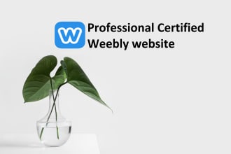 create and design a  professional weebly website