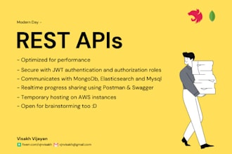 write rest apis or graphql queries for your project