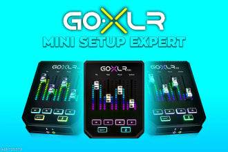 setup tc helicon goxlr mini for dual PC streaming recording