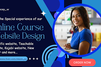 design your thinkific website, setup courses, seo