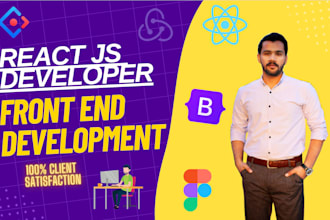 do react js and vue js website development