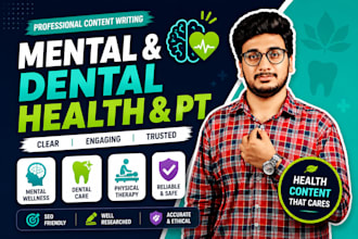 write mental health and medical blogs monthly