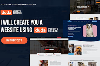 create you a website using duda builder