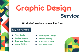 do graphic work in adobe illustrator and photoshop