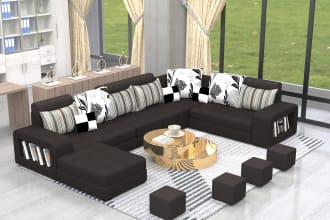 create realstic 3d furniture design for you