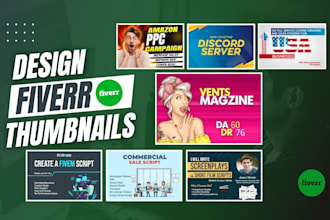 design catchy fiverr gig image, thumbnail, cover photo