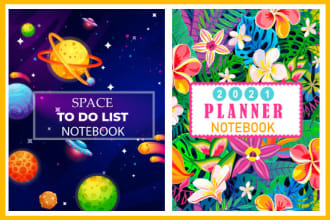 design coloring book cover or KDP low content book cover