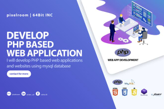 develop PHP based web applications and website using mysql