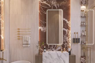 design luxury modern bathroom interior design