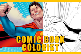 color your comic book or illustration