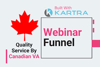 build kartra automated webinar evergreen funnel template