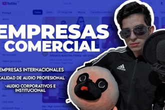 for your commercials of your company in spanish latin